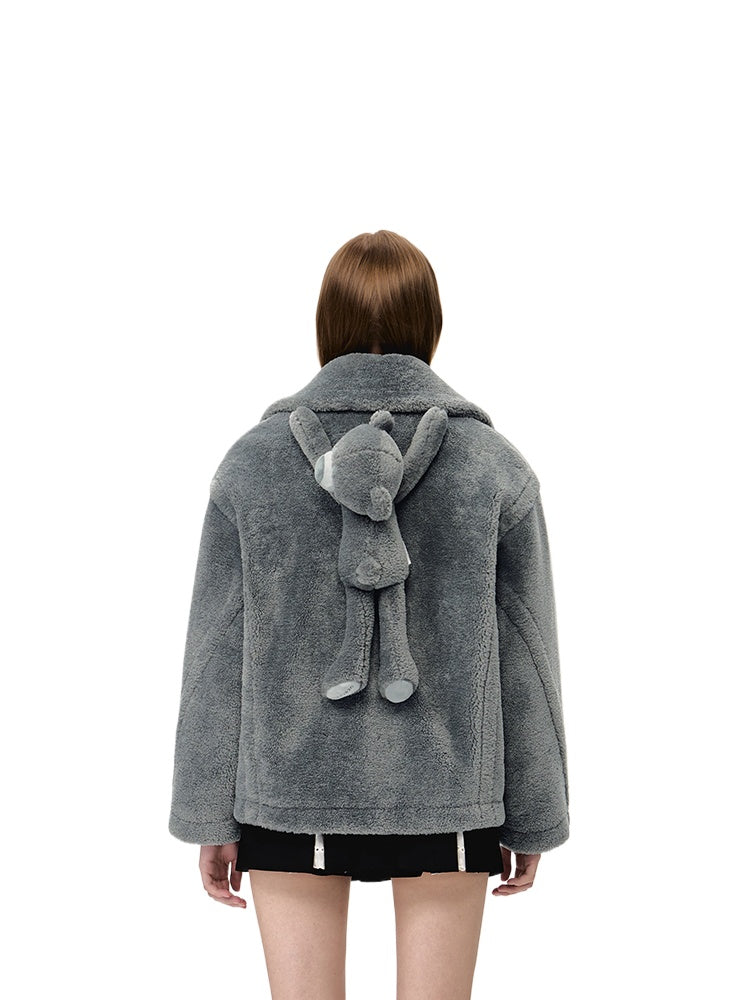 Fuzzy Bear Coat - CHINASQUAD