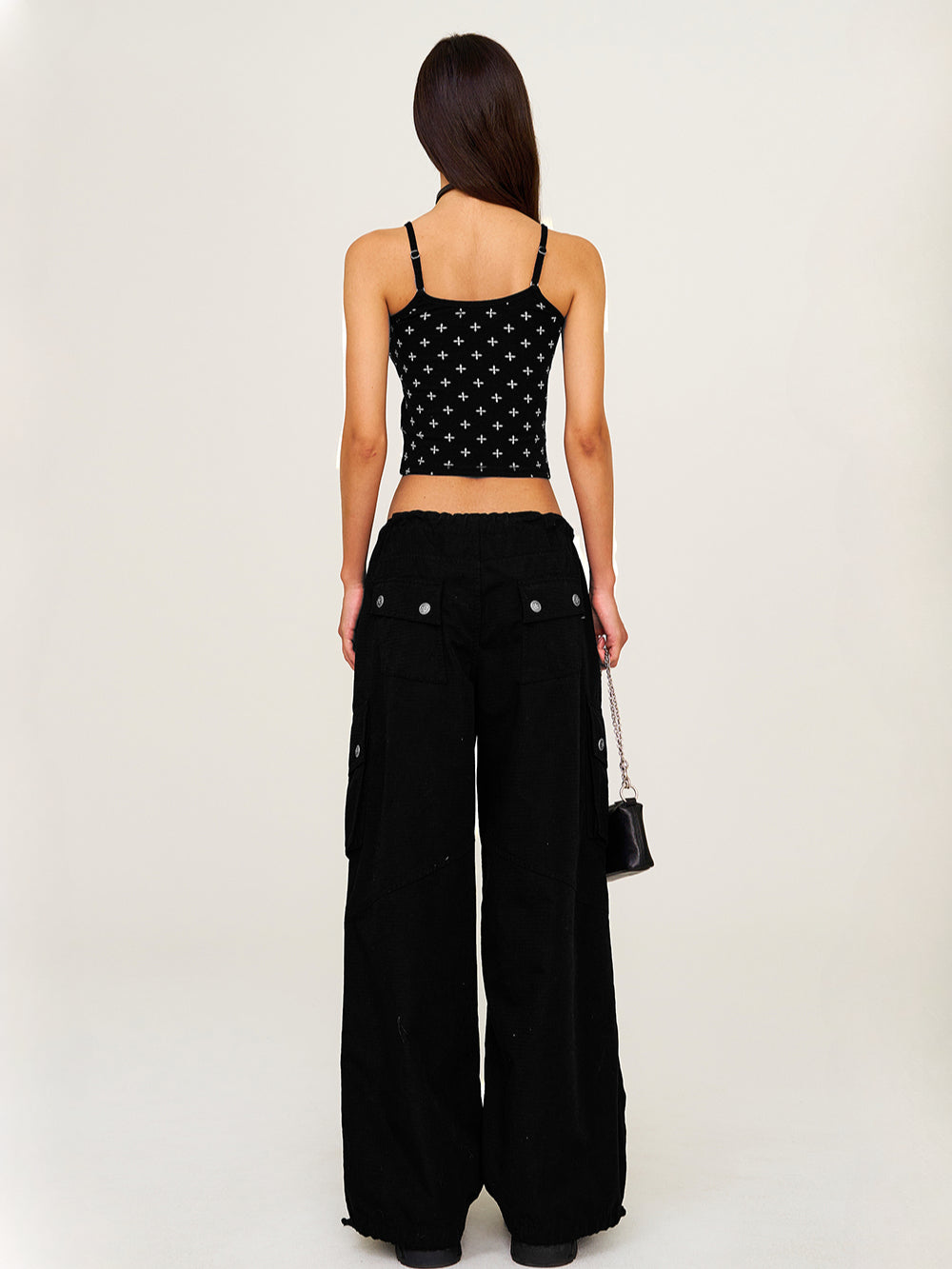 Cross-Flower All-Over Print Sports Camisole - CHINASQUAD