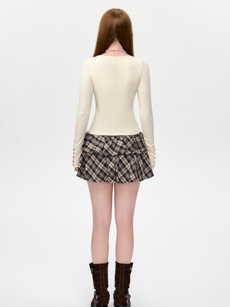 Hollow Chest Long-Sleeve Slim Fit T-Shirt - CHINASQUAD