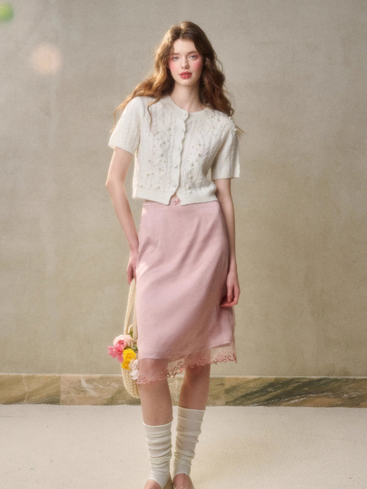 Flower Fairy Embroidered Skirt - CHINASQUAD