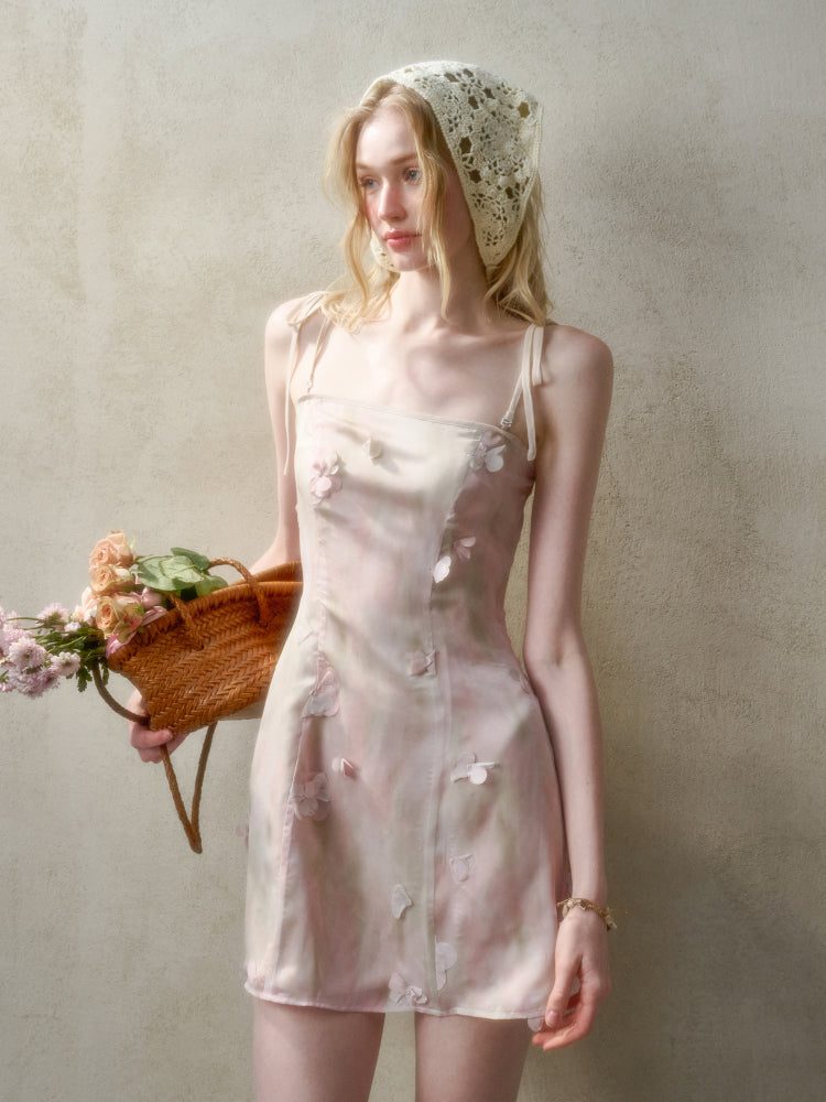 Romantic Moments in Pastel Island Long and Short Dress - CHINASQUAD