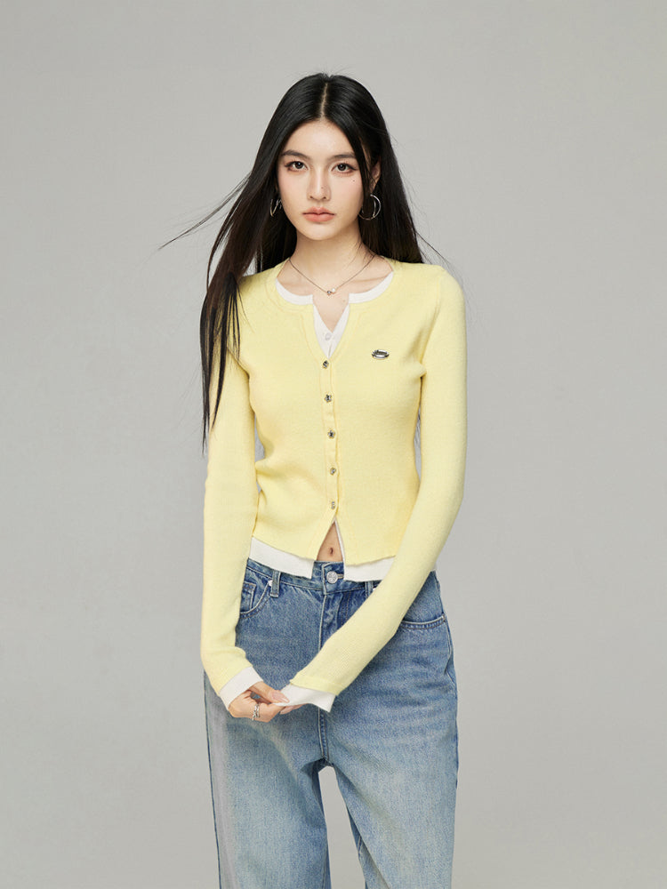 Color-blocked Knit Top - CHINASQUAD