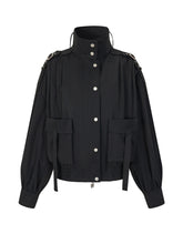 Plaid Patchwork Oversized Large Pockets Jacket - CHINASQUAD