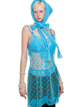 Polka Dot Lace Slip Dress - CHINASQUAD