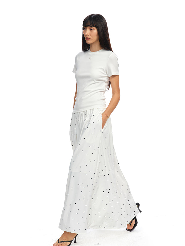 Polka-Dot Patchwork Dress - CHINASQUAD