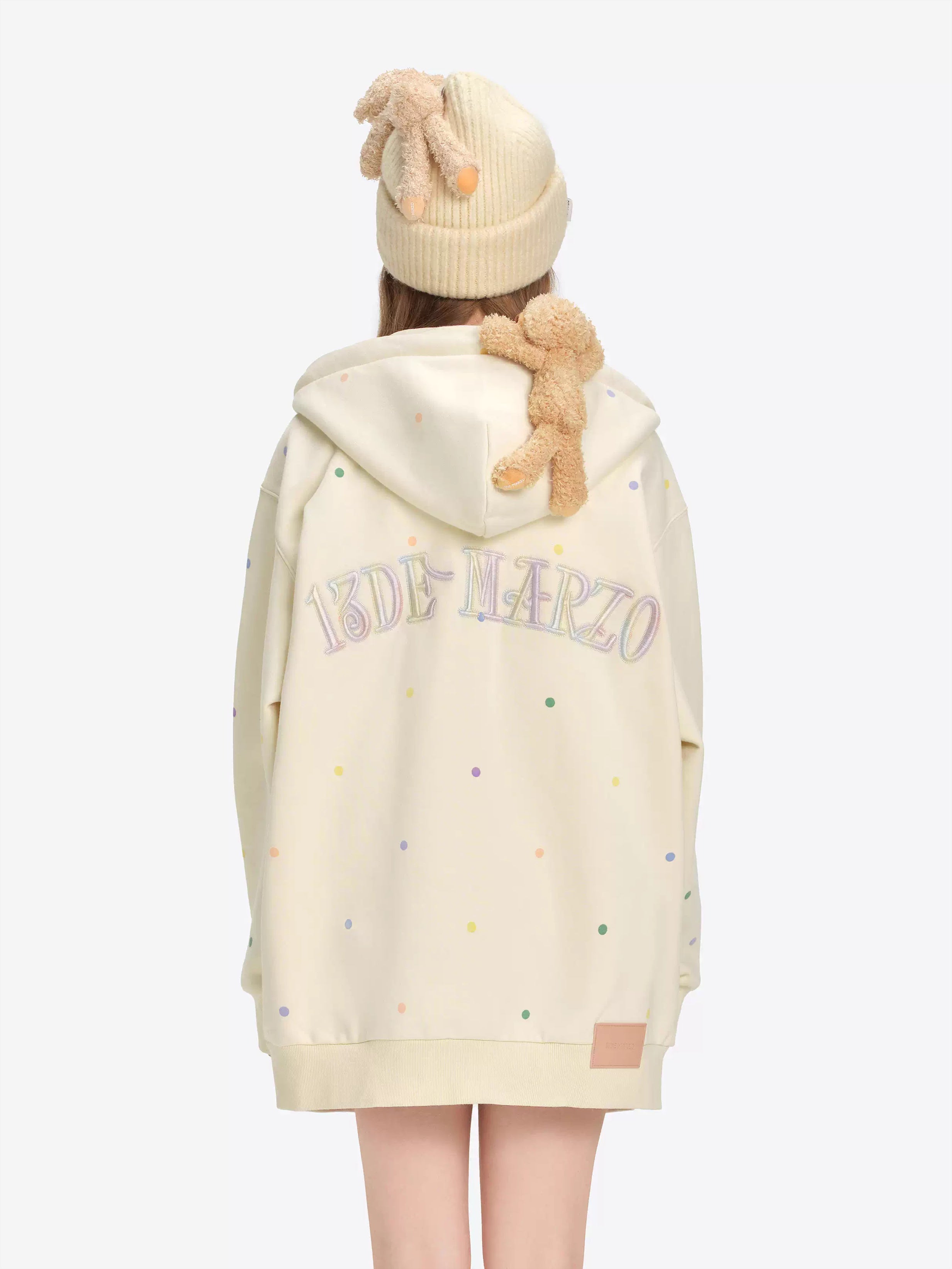 Fleece-Lined Hooded Zip-Up Sweatshirt