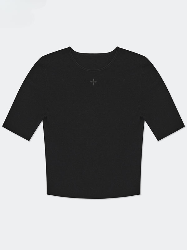 Hug Seamless Knit Wool Crewneck Sweater - CHINASQUAD