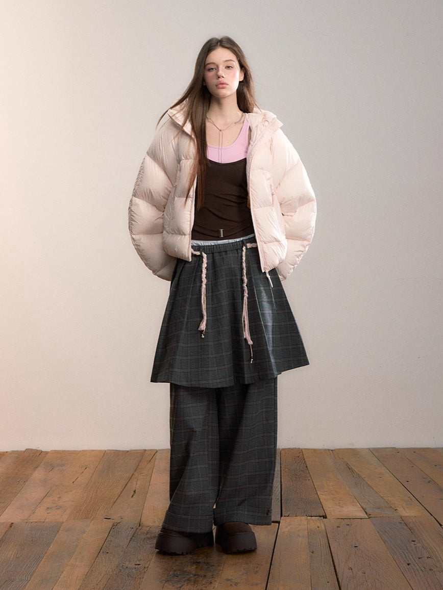 Pastel Cloud Puffer Down Jacket