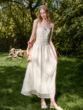 Lace Sequin Shimmer Waist - Cinching Camisole Dress - CHINASQUAD