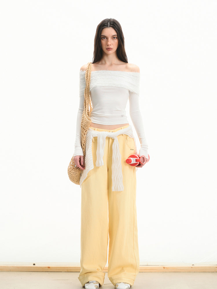 Pearl Rhinestone Slimming Casual Pants - CHINASQUAD