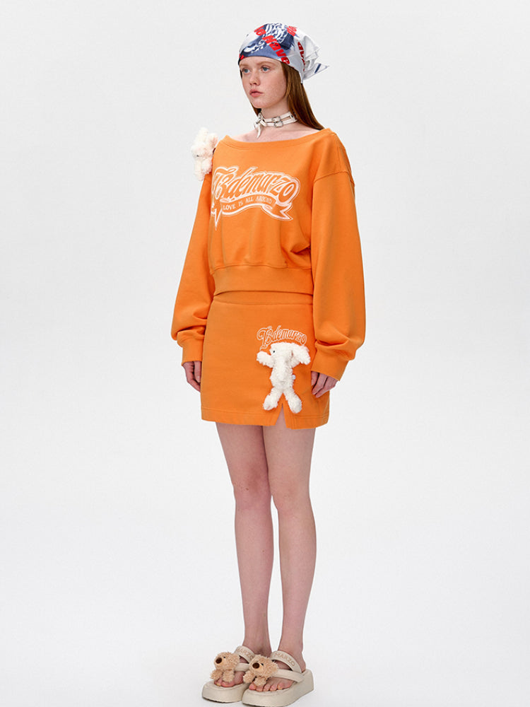 Side Slit A-Line Skirt - CHINASQUAD