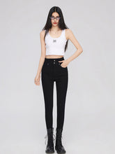 High-Waisted Skinny Jeans - CHINASQUAD