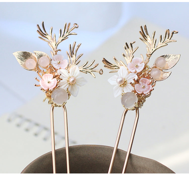 Handmade Osmanthus Dew Hanfu Hairpin - CHINASQUAD
