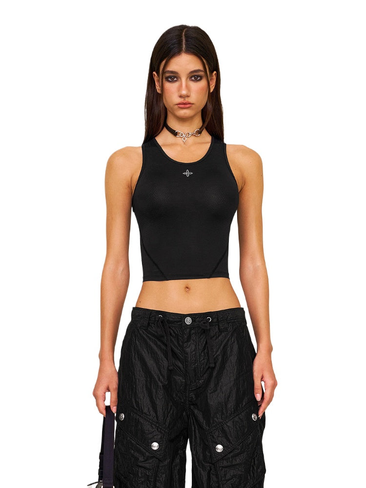 Mesh Quick Dry Waist Cinching Short Sling