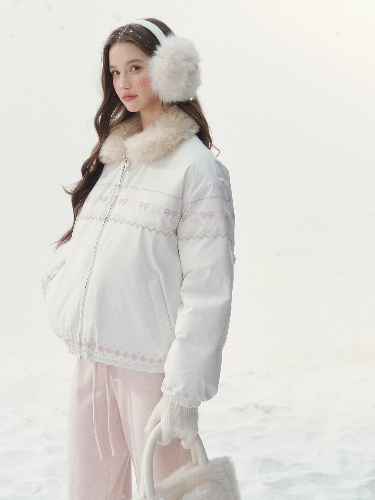 Original Pink Reversible Down Jacket