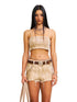 Rage Wild Denim Short Camisole Wild Brown - CHINASQUAD