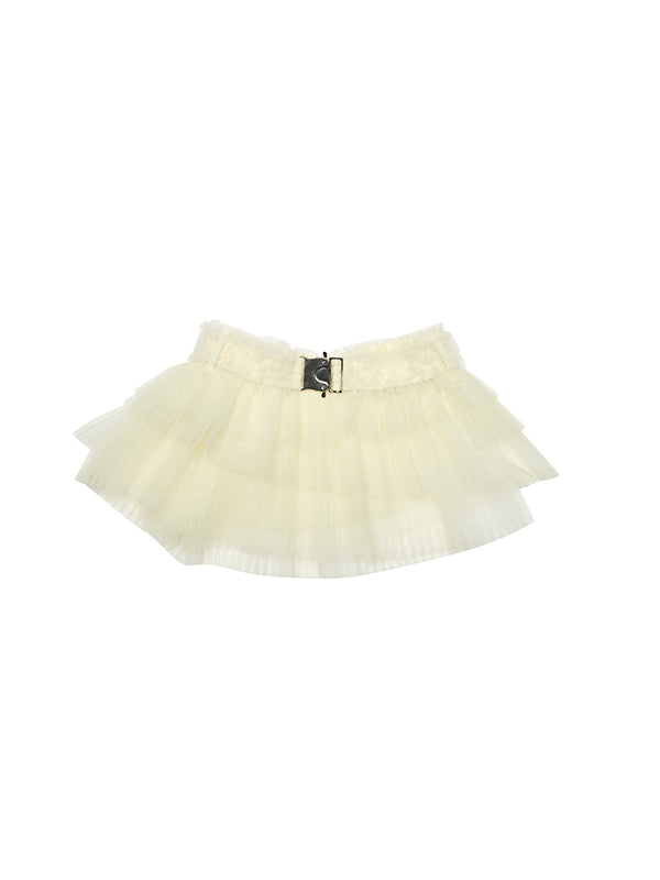 Layered Tulle Mini Skirt - CHINASQUAD