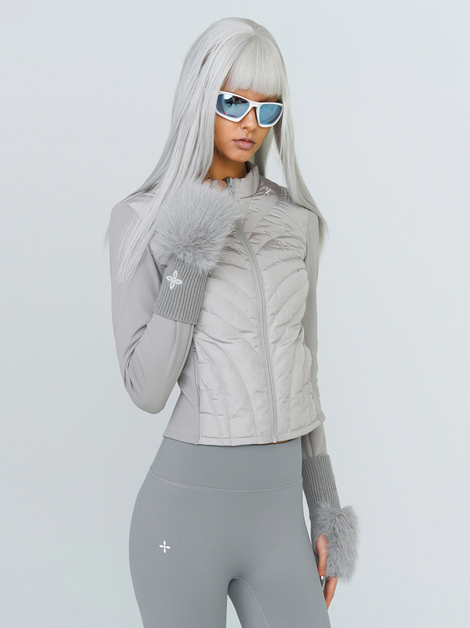 SMFK Compass Snowman Furry Gloves - CHINASQUAD