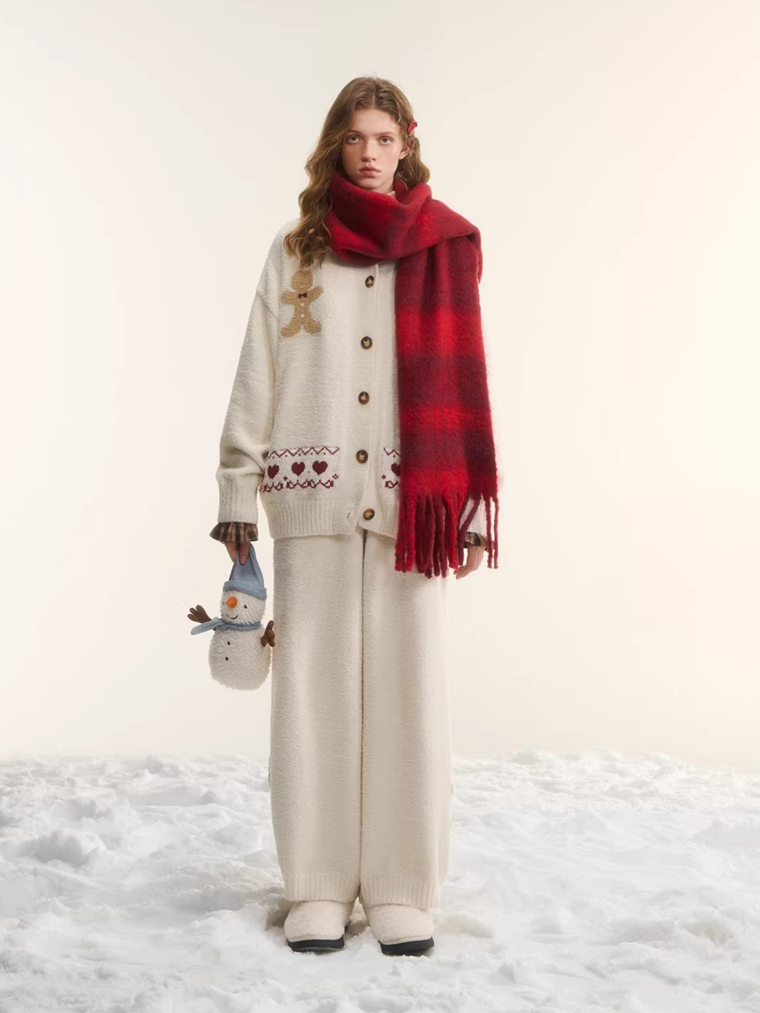 Gingerbread Knit Lounge Sweater & Pants Set