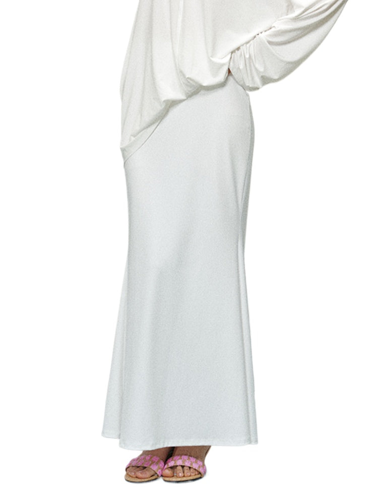 Draping Knit Mermaid Bodycon Skirt - CHINASQUAD