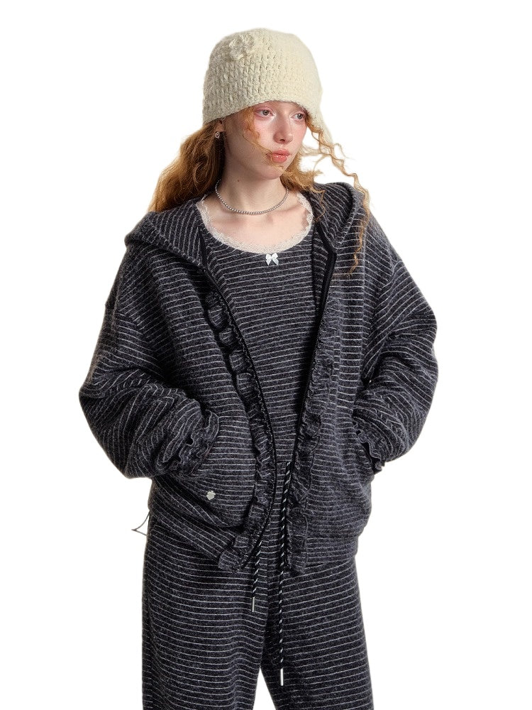 Soft Striped Hoodie / Casual Pants / Long Sleeve T-shirt - CHINASQUAD