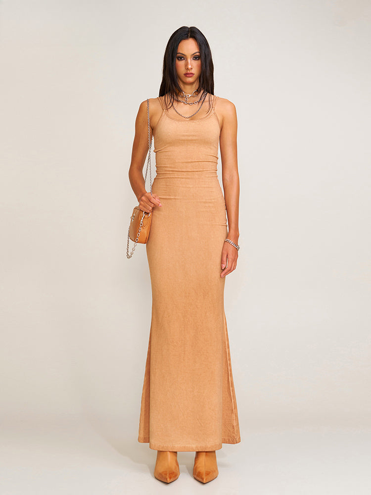 Wildworld Mermaid Knitted Silk Brace Dress