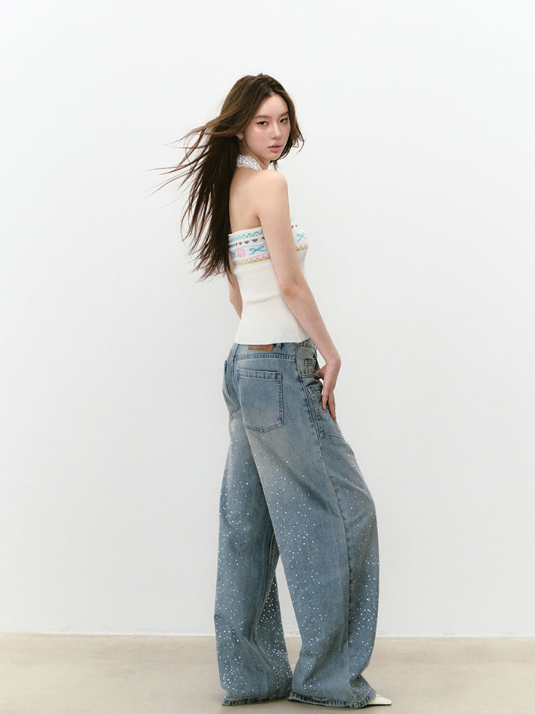 Floral Lace Off-Shoulder Bustier Vest - CHINASQUAD