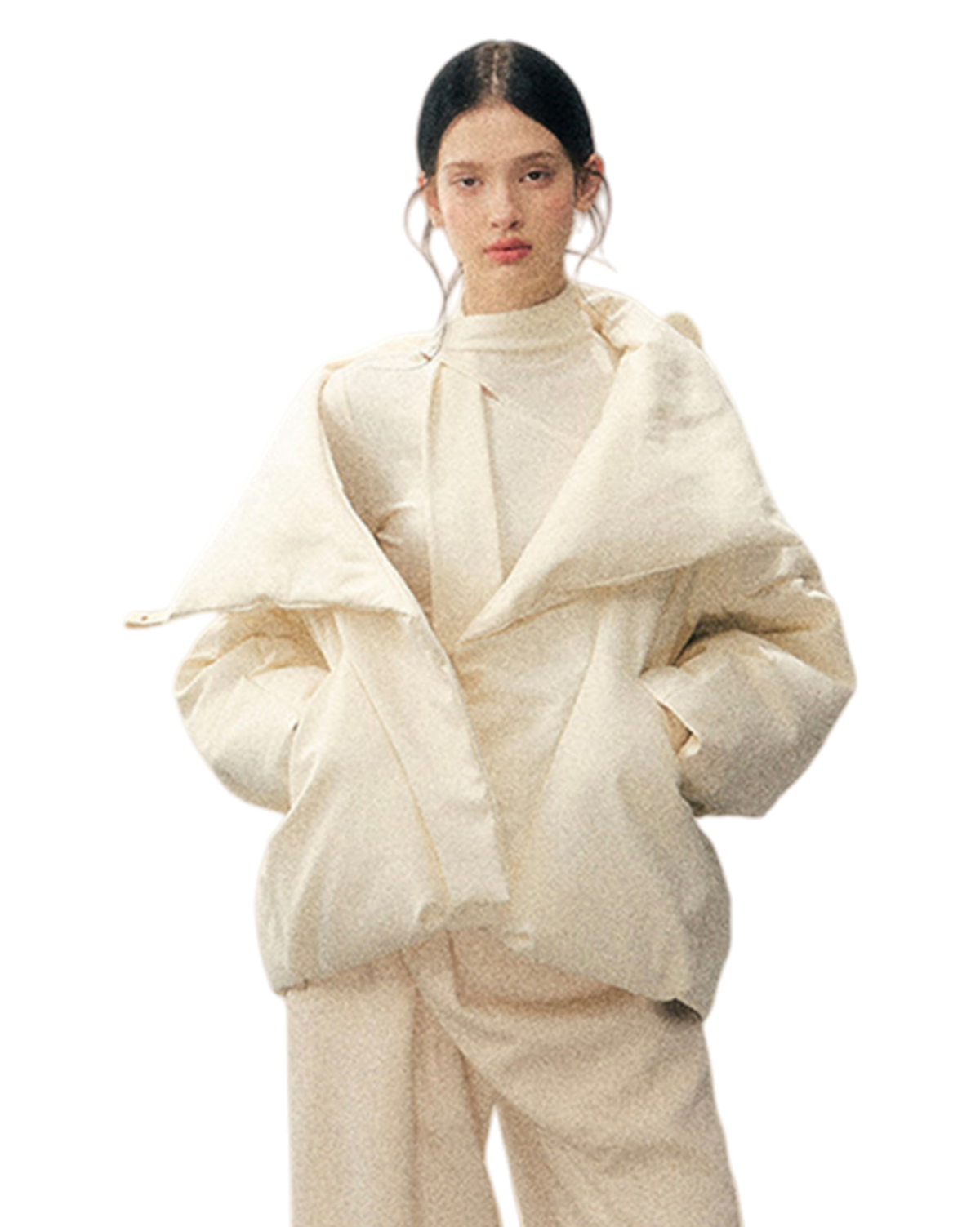 High Neck 90% Down Winter Puffer Jacket