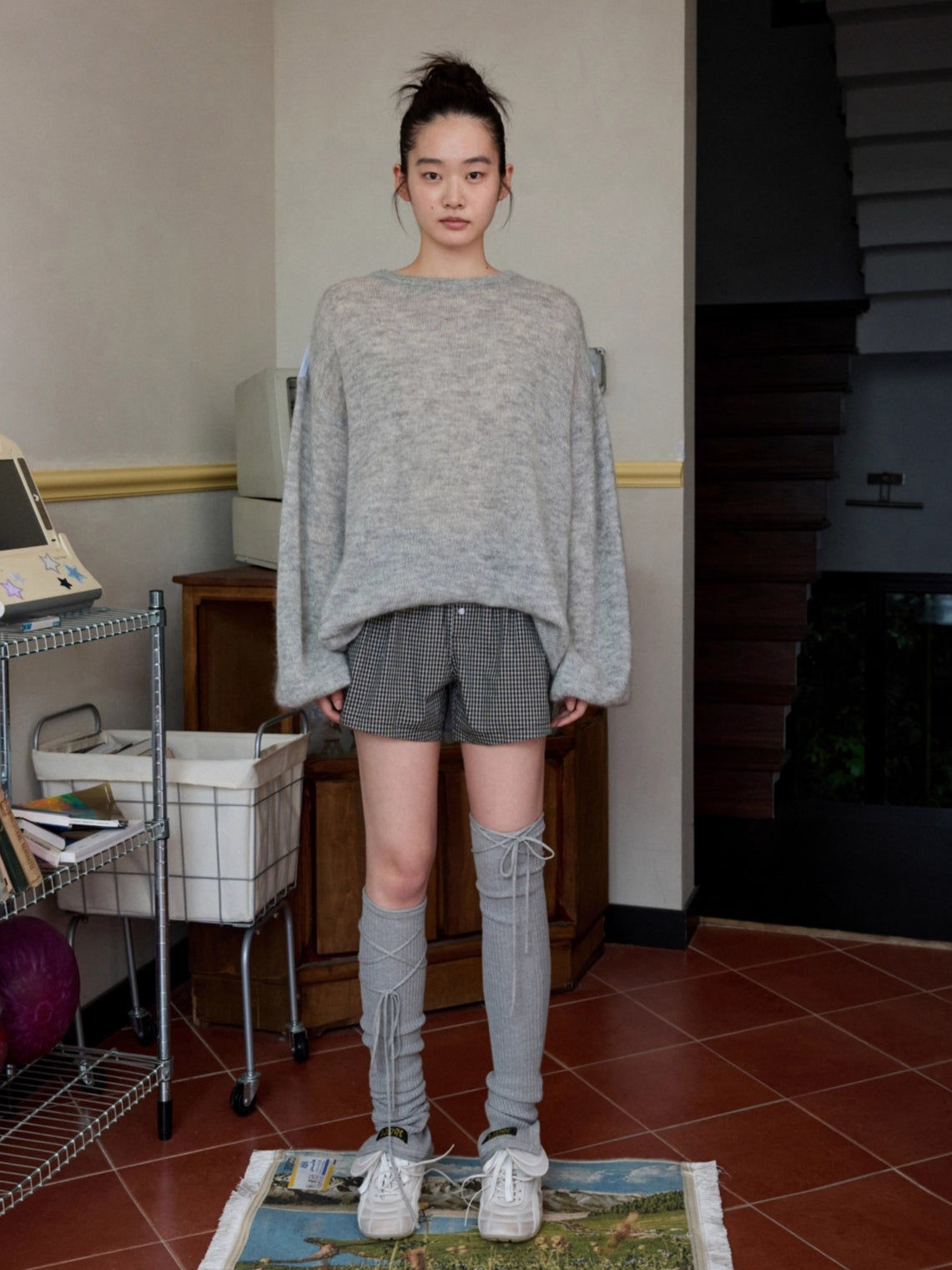 Retro Plaid Lounge Shorts - CHINASQUAD