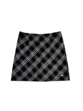 Plaid Patchwork Wool-Blend Coat - CHINASQUAD