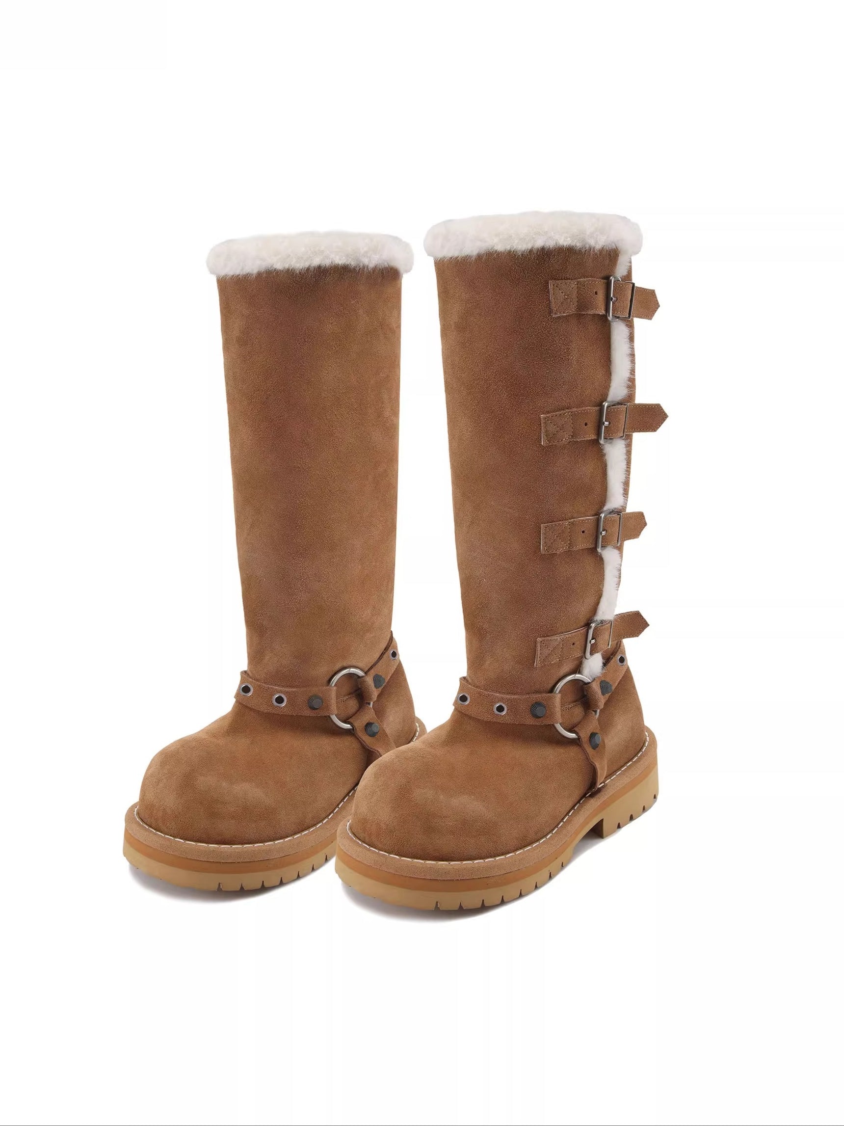 Convertible Fold-Over Knight Boots