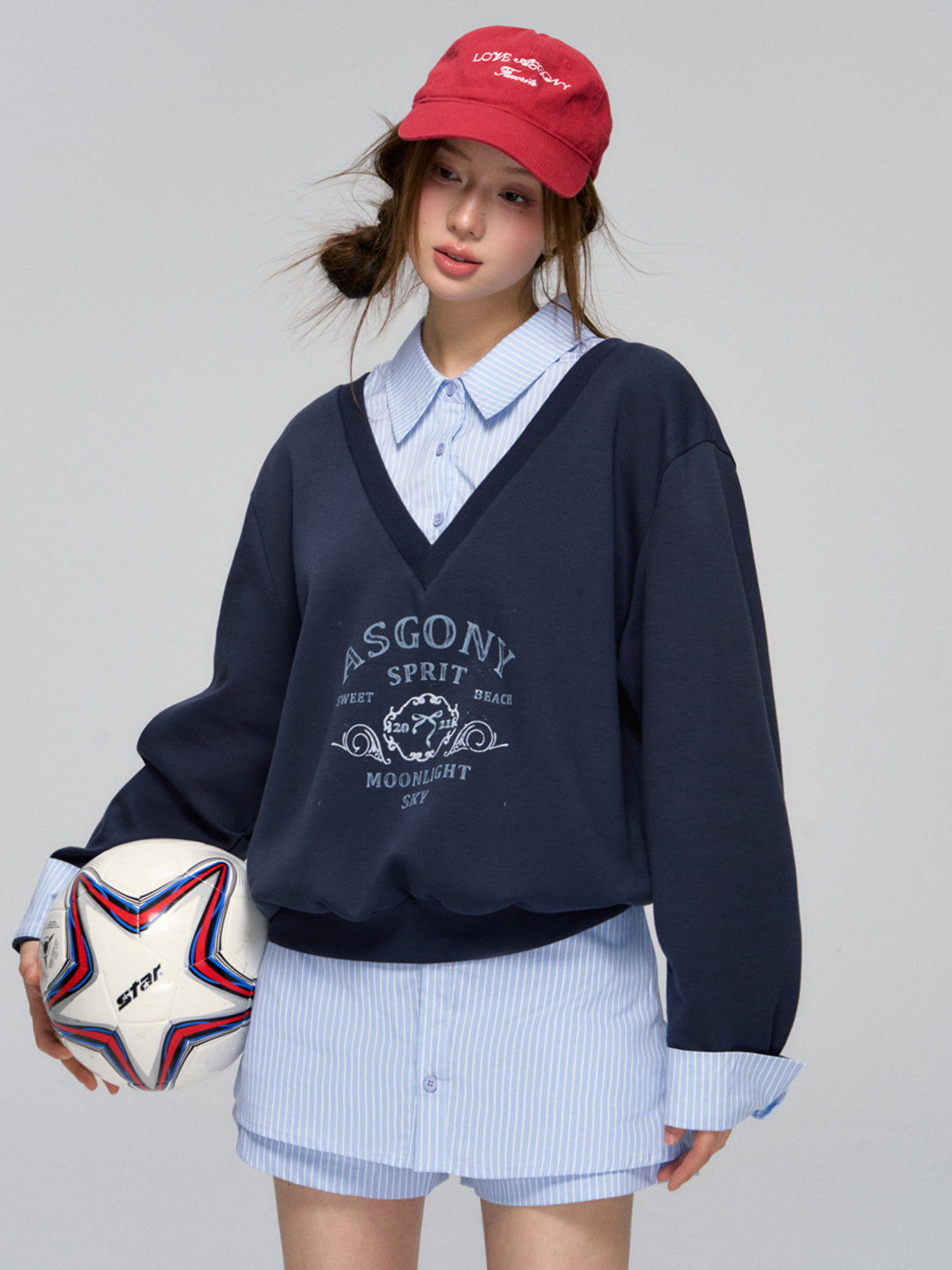 Embroidered Vintage Red Baseball Cap - CHINASQUAD