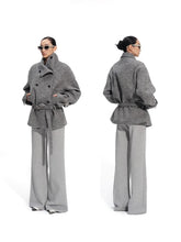 "Djembe Series" 90% Wool Bouclé Layered-Collar Wool Jacket - CHINASQUAD