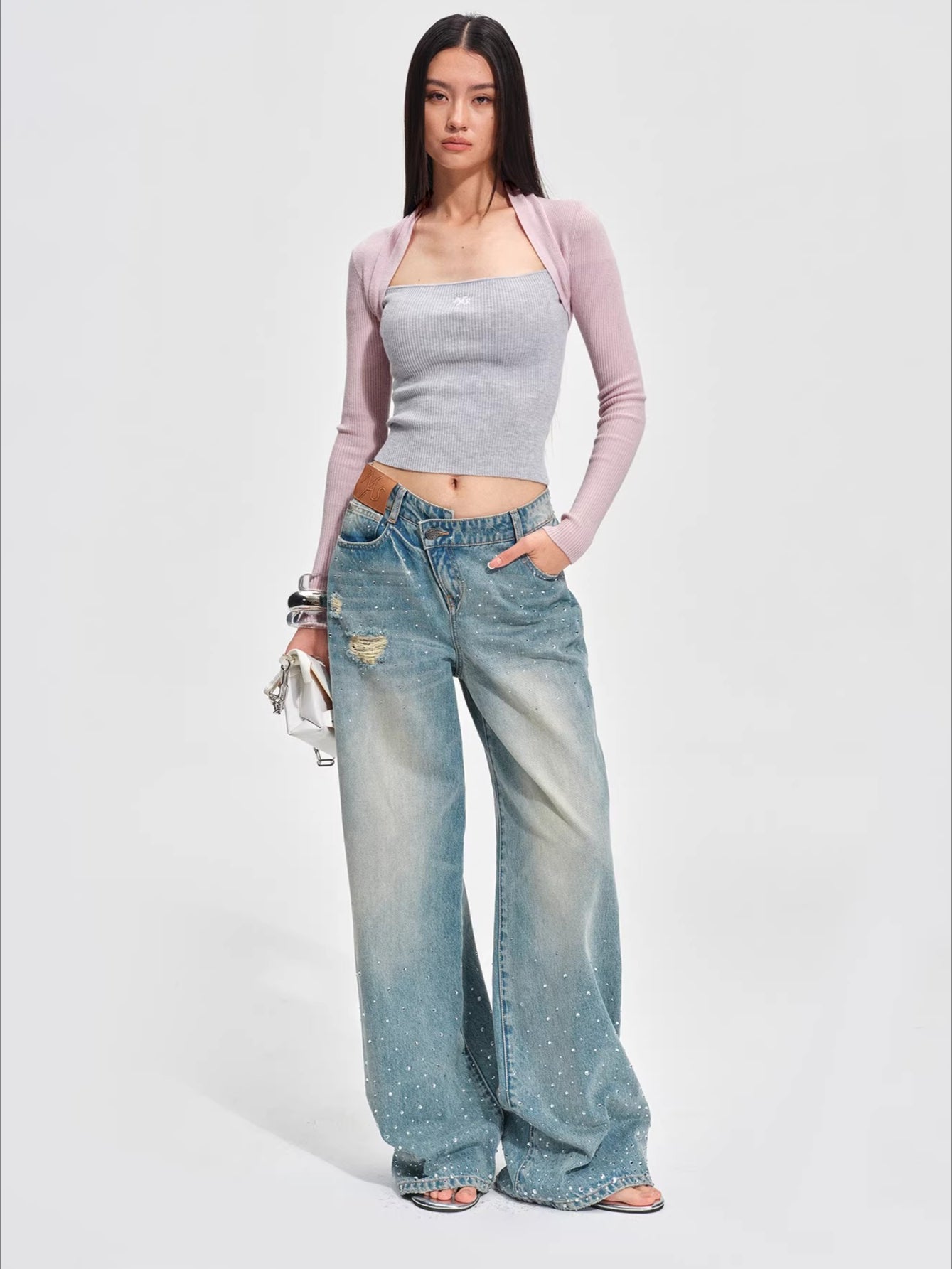 Slim-Fit Wool-Blend Knit Top