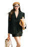 Black & White Embroidered Lace Blazer - CHINASQUAD