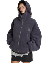 Heavyweight Shearling High-Collar Hoodie - CHINASQUAD