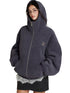 Heavyweight Shearling High-Collar Hoodie - CHINASQUAD