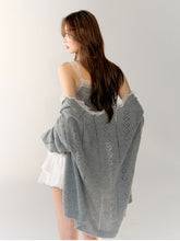Gray & Purple Lace Trim Tank Top - CHINASQUAD