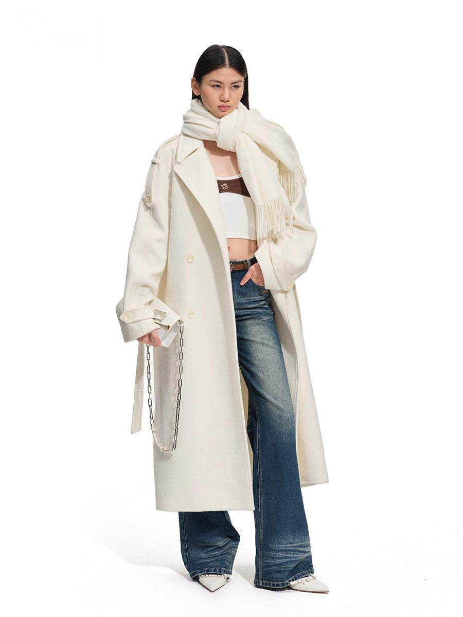 Arctic Muse Wool-Blend Coat