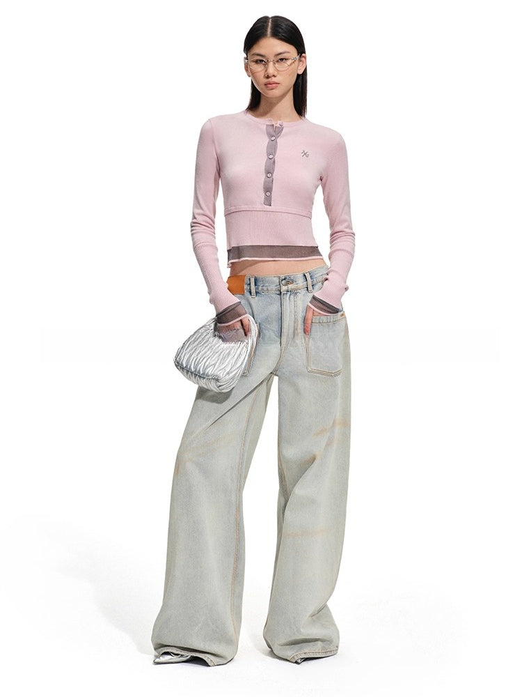 Norman Wool-Blend Layered Knit T-Shirts