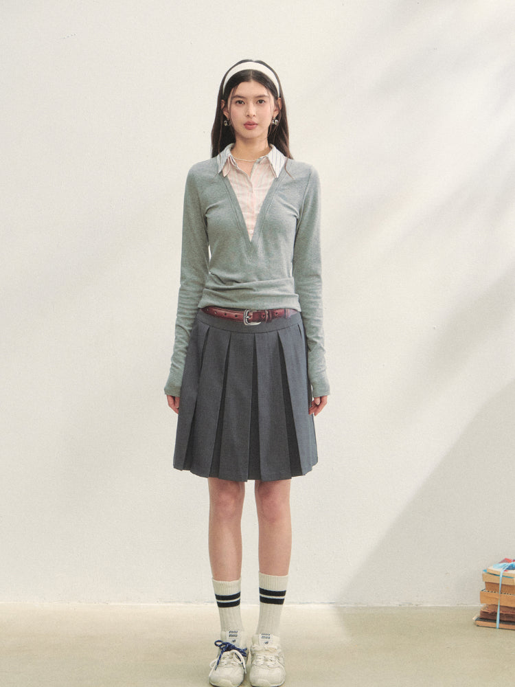 Fake Three-piece Contrast Color Polos - CHINASQUAD