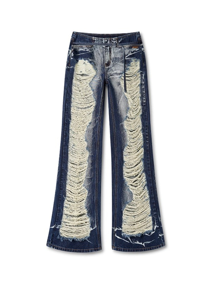 "Feria Series" Volcano Ripped Jeans - CHINASQUAD
