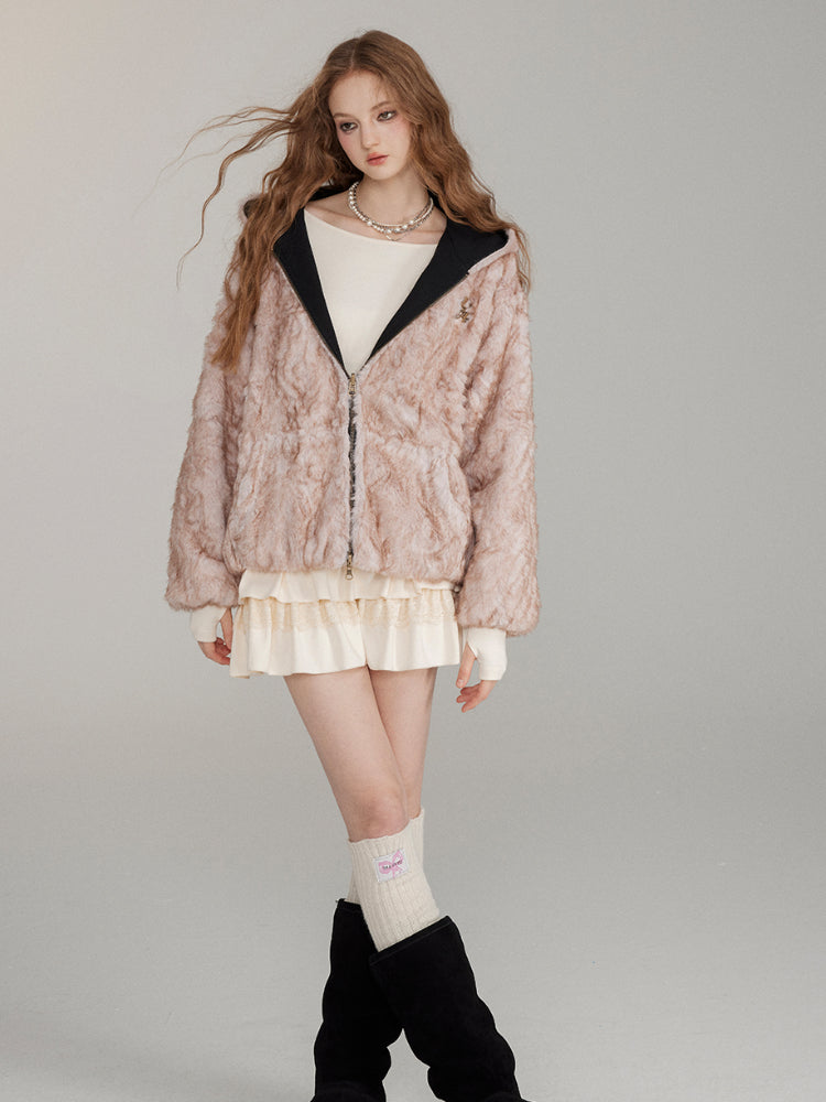 One-Shoulder Lace-Trim Tiered Dress - CHINASQUAD