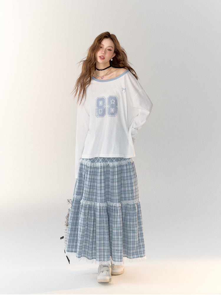 Lace Trimmed Cake Skirt - CHINASQUAD
