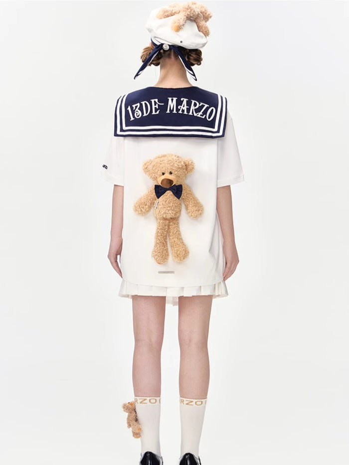 Bear Sailor Dual Piece T-Shirt - CHINASQUAD