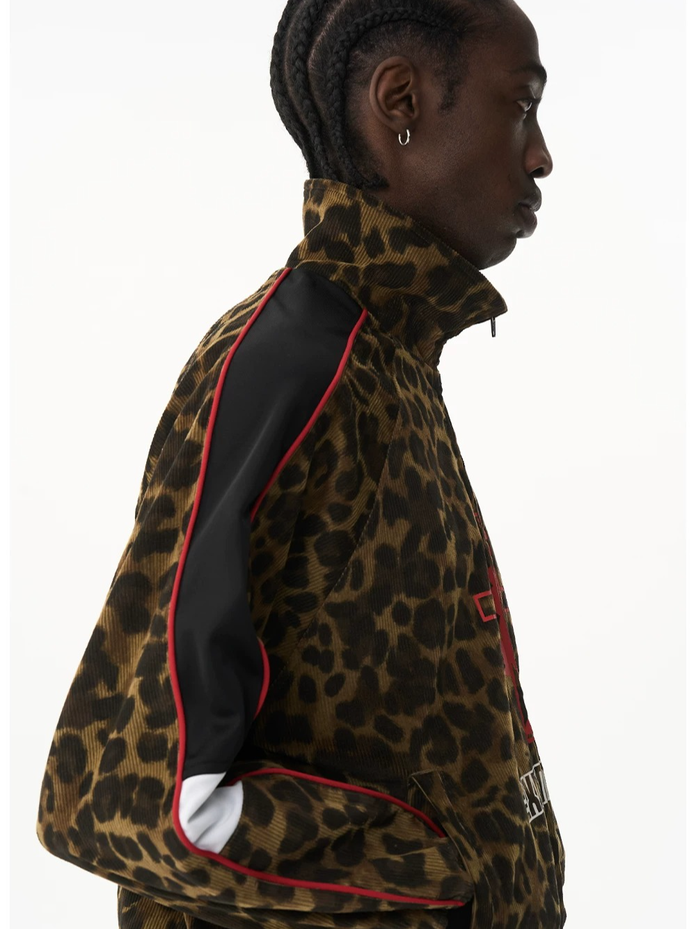 Vintage Leopard Print Sport Jacket