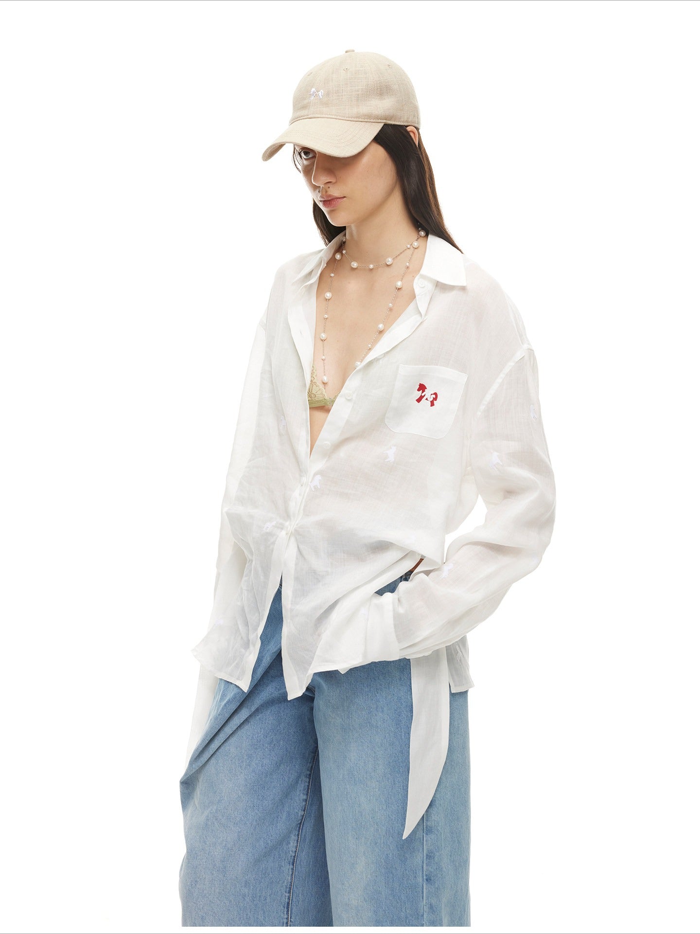 Linen Blend Cooling Baseball Cap