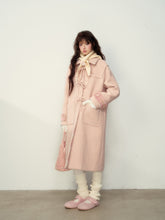 Wool Bow Toggle Coat - CHINASQUAD