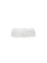 Black & White Fur Waist Belt - CHINASQUAD