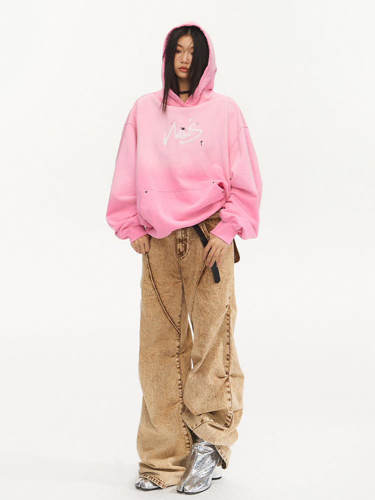 Vintage Gradient Wash Hoodie - CHINASQUAD